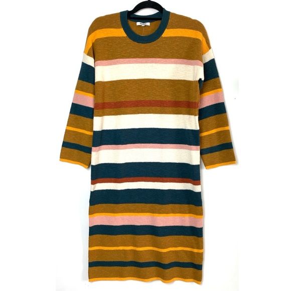 NWT Madewell Drop-Shoulder Sweater Midi Dress - Picture 4 of 8